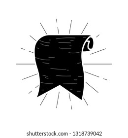 Label banner tag vector