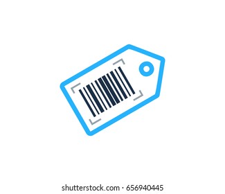 Label Barcode Icon Logo Design Element