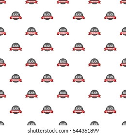 Label black friday pattern. Cartoon illustration of label black friday vector pattern for web