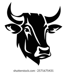 label, black, mammal, steak, bull, silhouette, cattle, milk, emblem, farm, symbol, landscape, farmer, agriculture, field, market, natural, livestock, butcher, dairy, meat, abstract, ox, graphic, 