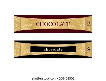 label / chocolate / packing