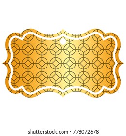 label classic rounded and rhombus style pattern