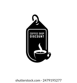 Label of coffee shop label vector