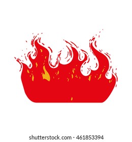 Label concept represented by hot deal icon. Isolated and flat illustration