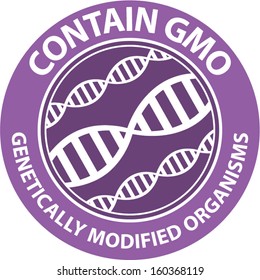 Label contain gmo 