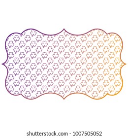 label decoration pattern clover st patrick day