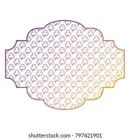 label decoration pattern clover st patrick day