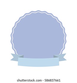 label decoration ribbon ornament vector illustration eps 10