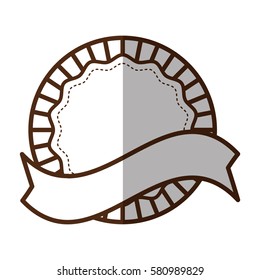 label decorative frame ribbon shadow vector illustration eps 10