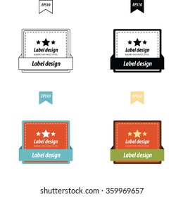 label design 4 styles