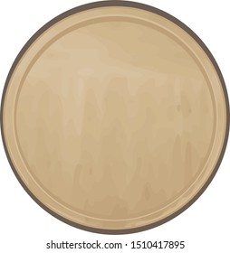 Label design, background circles brown wood textures, coffee and natural color concepts