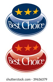 label design for the best choice
