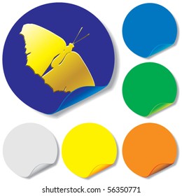 Label and design element.