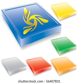 Label and design element.