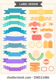 Label design illustration
