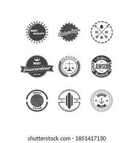 Label Design Image Vector Pack