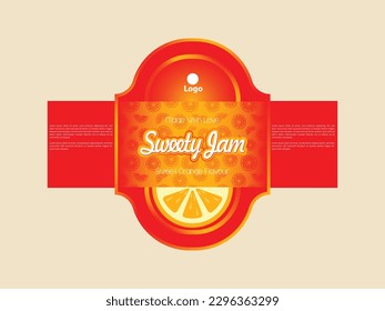 Diseño De Etiqueta Para Botella De Embalaje Con Aroma De Fruta Naranja