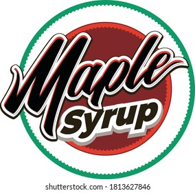 Label Design For Maple Syrup