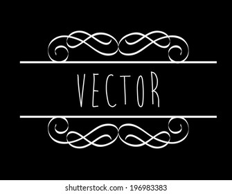 Label design over background, vector illustration