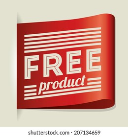 Label design over beige background, vector illustration