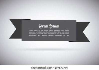 Label  design over gray background, vector illustration