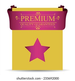 Label design over white background, vector illustration