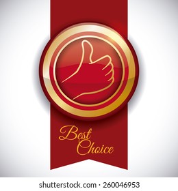 Label design over white background, vector illustration.