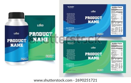 label design, soft drink bottle label design. Soda can vector. Energy drink label design. Orange flavor fruit juice label template design	