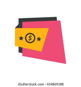  Label Design Star pink, yellow, black