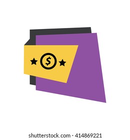  Label Design Star Purple; yellow; black