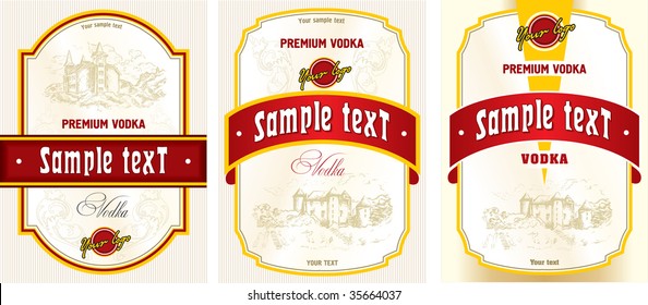 Label Design - Vodka