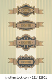 Label designs for honey jar