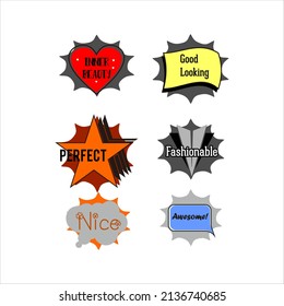 Label with different text expression vector