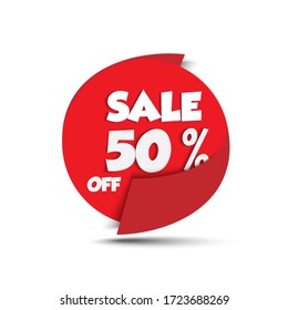 tag​ label  discount sale 50​ % offer promotion on​ shop​ use​ for​ advertising in​ store and​ mini​ mart