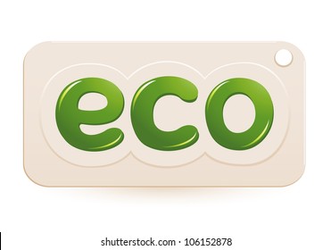 Label eco sign