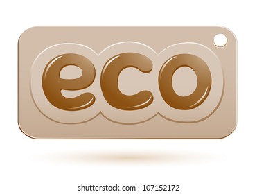 Label eco sign
