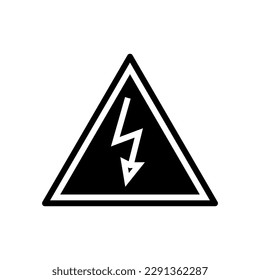label electricity glyph icon vector. label electricity sign. isolated symbol illustration