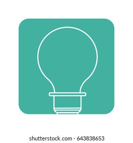 label energy light bulb icon