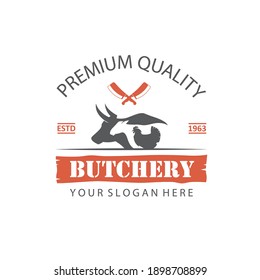label of farm animals cow, chicken and sheep isolated on white background