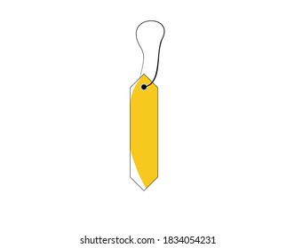 Label Flat Icon on white background in vector illustration