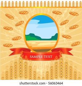Label for flour production bread