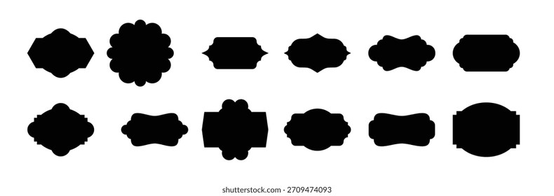 Beschriftungsrahmen Form Glyphe Piktogramm Symbol visuelle Abbildung