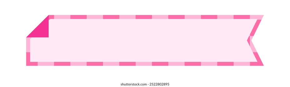 quadro de rótulo simples, rótulo cor-de-rosa tag retangular para quadro de texto