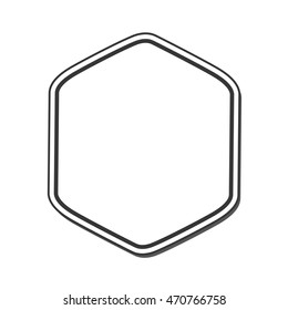 label frame vintage banner icon. Flat and Isolated illustration. Vector illustration