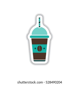 Label Frames and badges vector icon design collection coffee emblem coffee to go