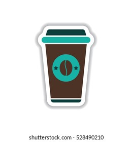 Label Frames and badges vector icon design collection coffee emblem coffee to go