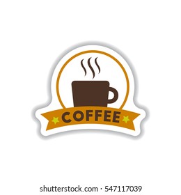 Label Frames and badges vector icon design collection coffee emblem