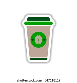 Label Frames and badges vector icon design collection coffee emblem coffee to go