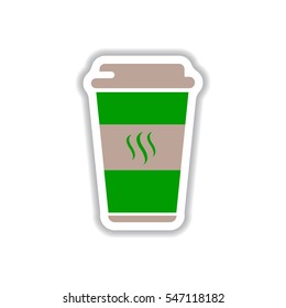 Label Frames and badges vector icon design collection coffee emblem coffee to go