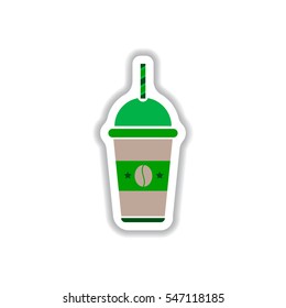 Label Frames and badges vector icon design collection coffee emblem coffee to go